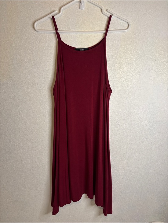 Vibe Tops - Vibe Burgundy Swing Camisole Dress -—314sku